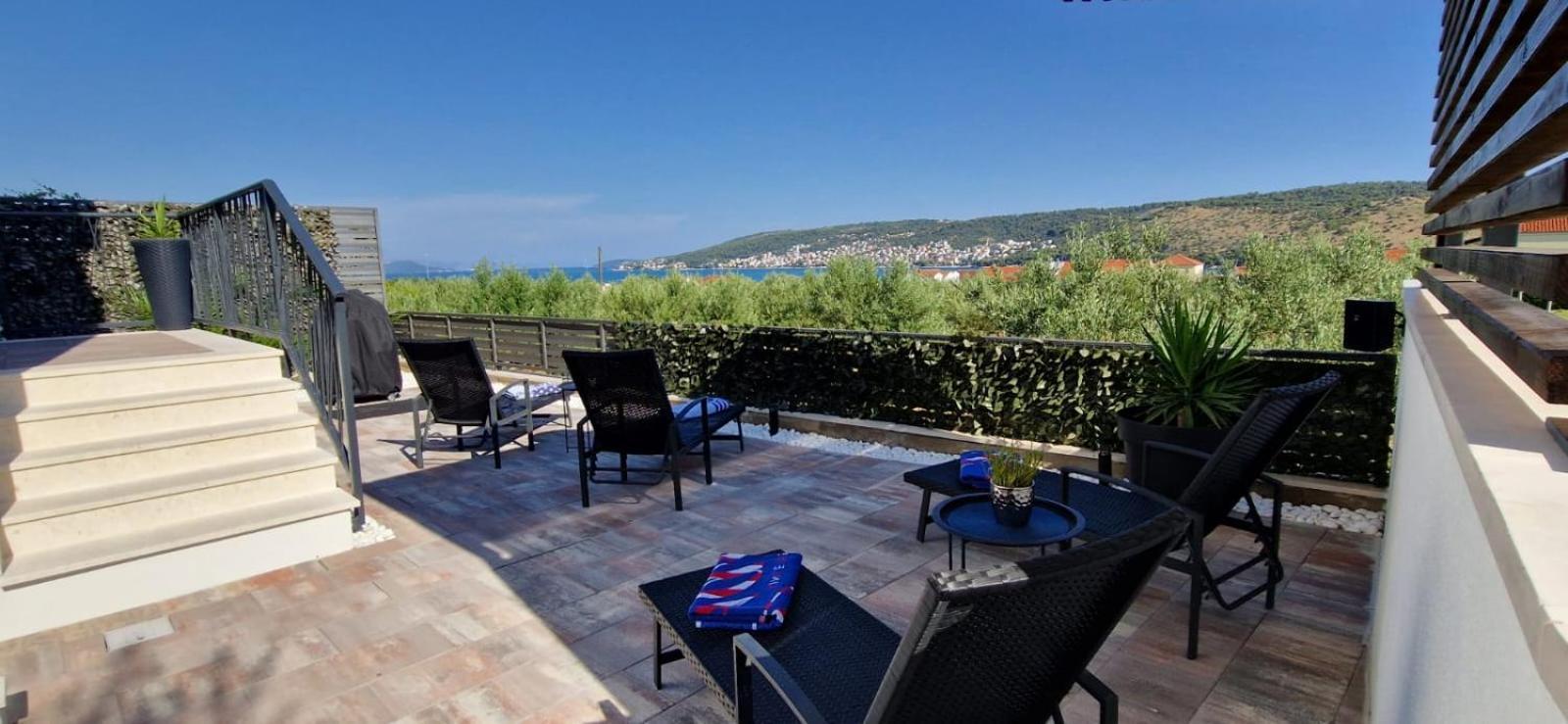 Apartman Marcelina 1 With Private Pool Traù Esterno foto